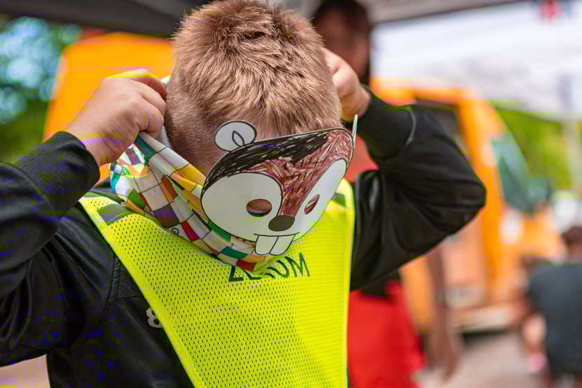Piknik ZDiUM&nbsp;podczas otwarcia nowej trasy pieszo-rowerowej wzdłuż rzeki Oławy