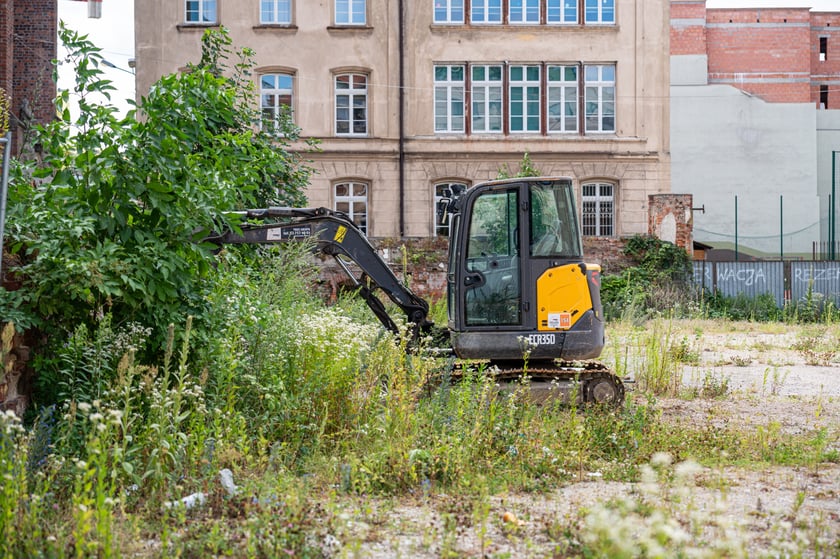 Działka, na której stał Solpol, 24 czerwca 2024
