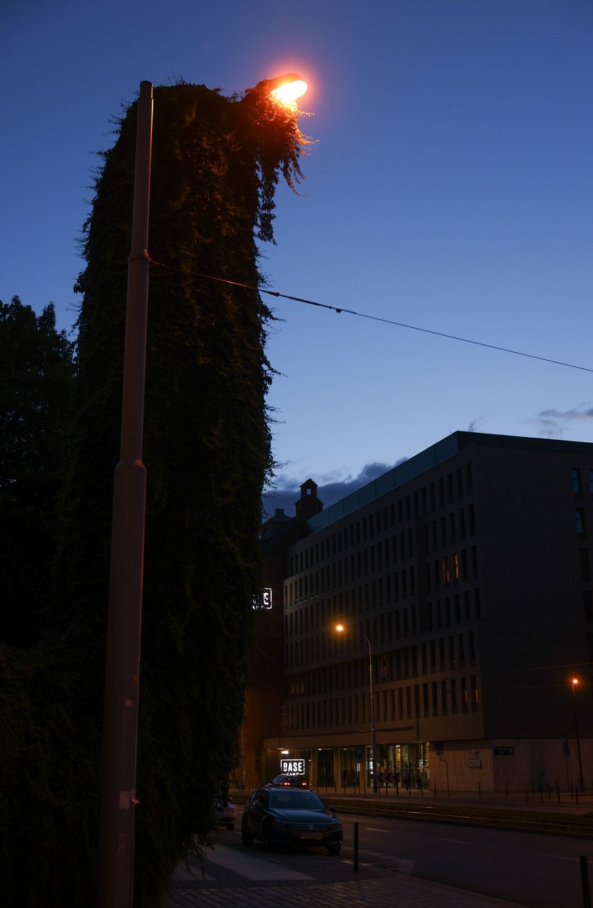 Upiorna latarnia we Wrocławiu - zdjęcia po zmroku