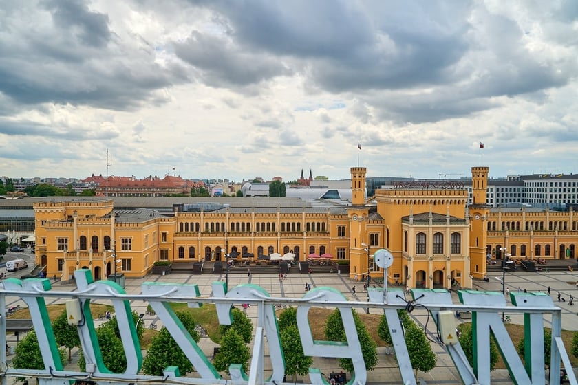 Widok na Dworzec Główny