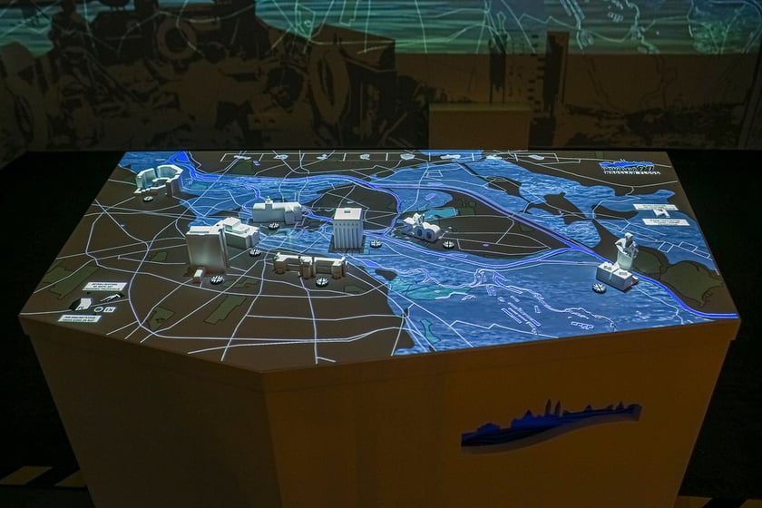 Sekcja multimedialna o powodzi 1997 w Centrum Historii Zajezdnia&nbsp;&nbsp;