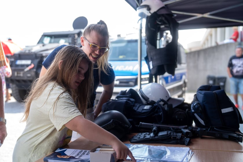 Piknik policyjny na Pergoli