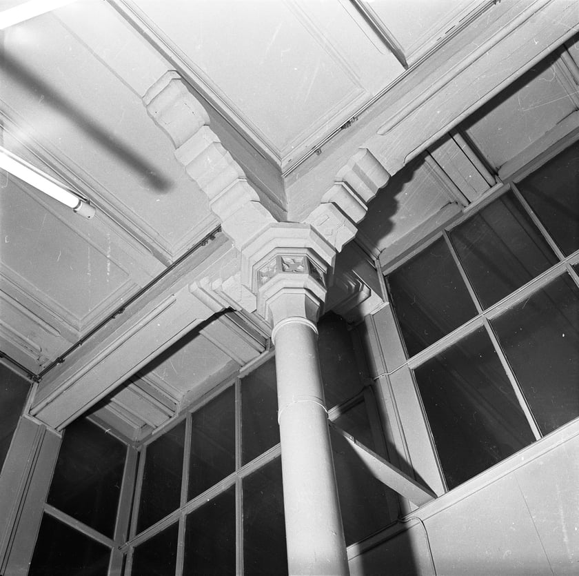 Dworzec Gł&oacute;wny we Wrocławiu w latach 70. Dyspozytornia