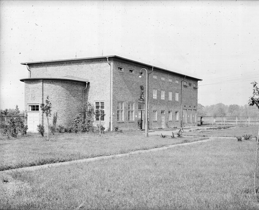 pompownia Bierdzany, lata 30. XX wieku