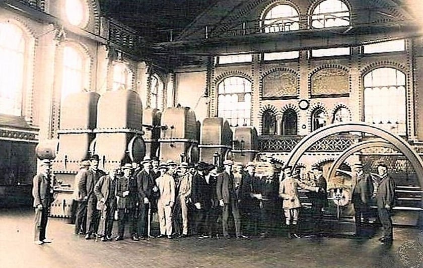 przepompownia Stary Port, początek XX wieku&nbsp;