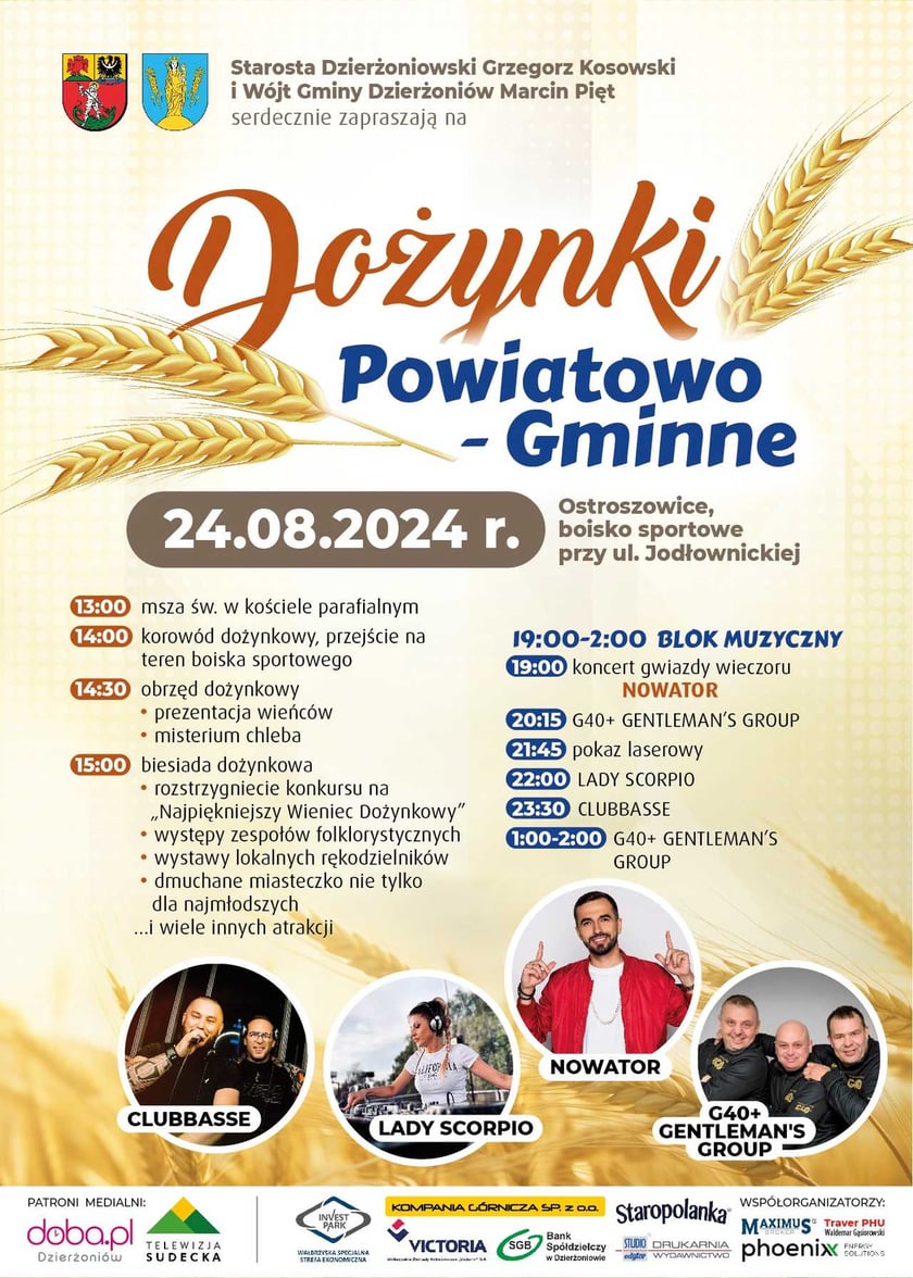 Dożynki gminy Dzierzoniów w Ostroszowicach