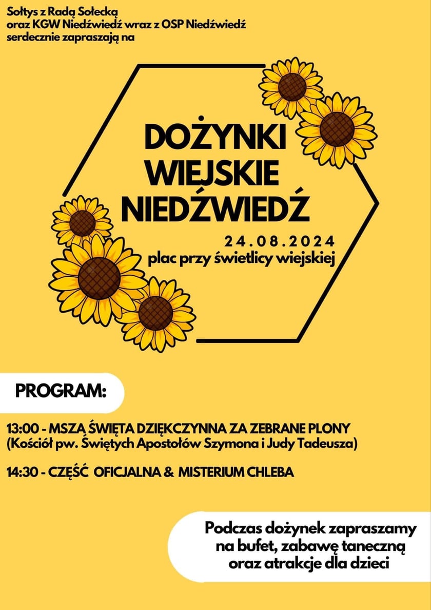 Dożynki wiejskie w Niedźwiedziu