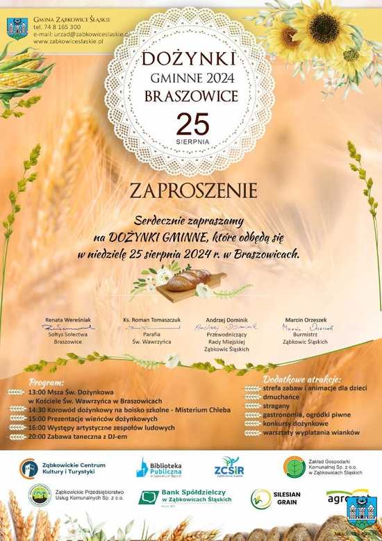 Dożynki Gminy Ząbkowice Śląskie w Braszowicach