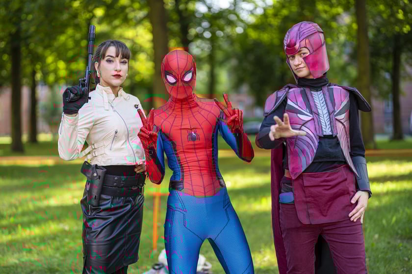 Dni Fantastyki 2024 - przebrani uczestnicy