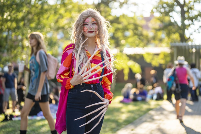 Dni Fantastyki 2024 - przebrani uczestnicy