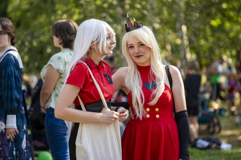 Dni Fantastyki 2024 - przebrani uczestnicy