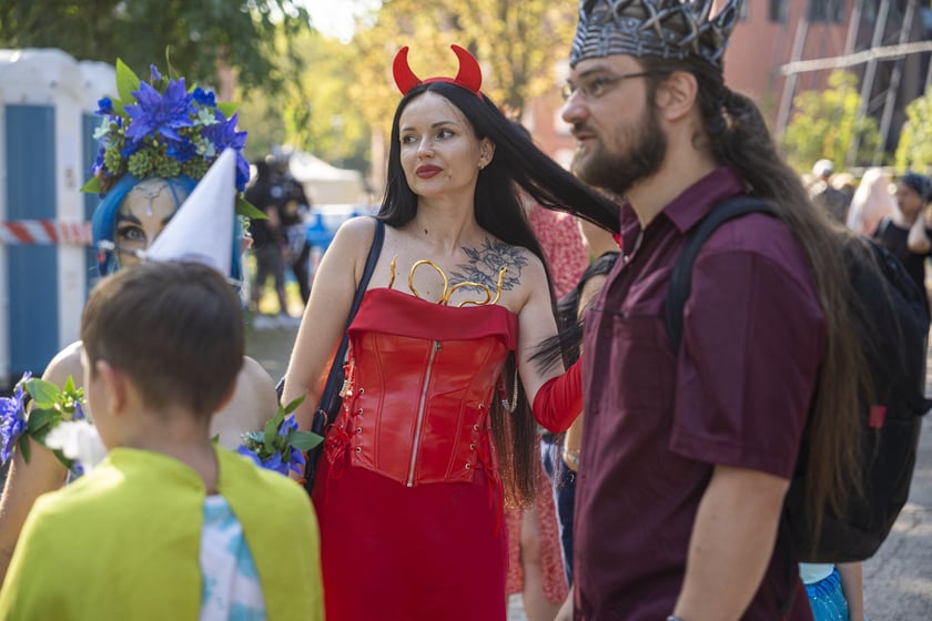 Dni Fantastyki 2024 - przebrani uczestnicy