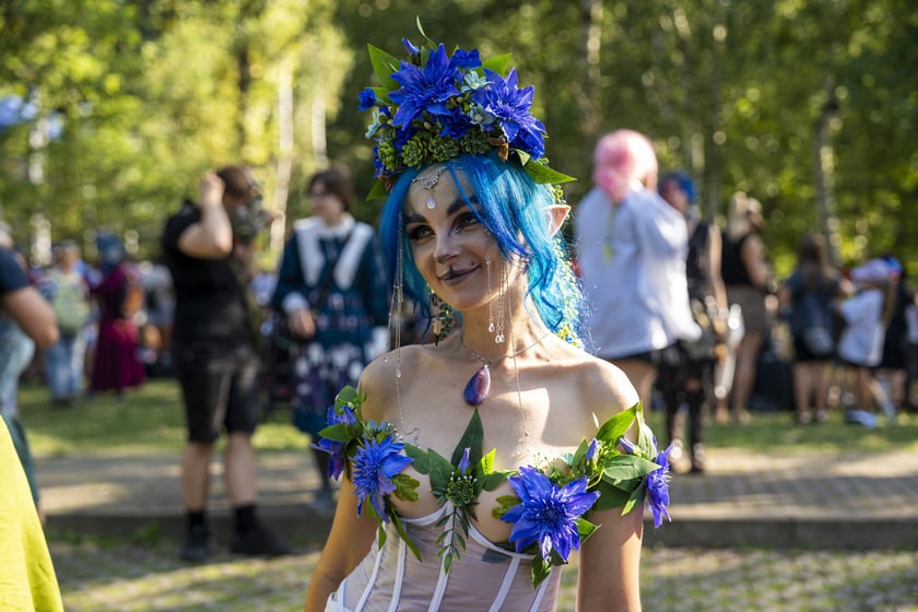 Dni Fantastyki 2024 - przebrani uczestnicy