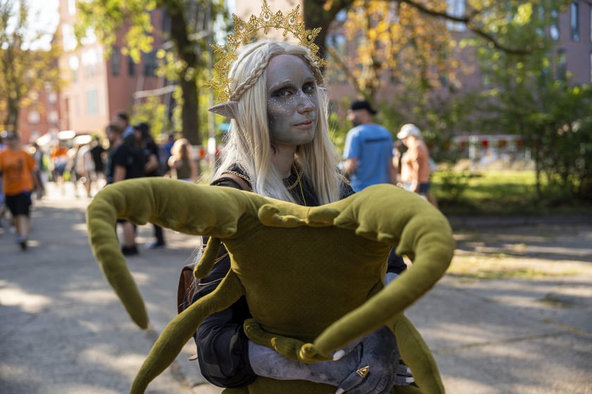 Dni Fantastyki 2024 - przebrani uczestnicy