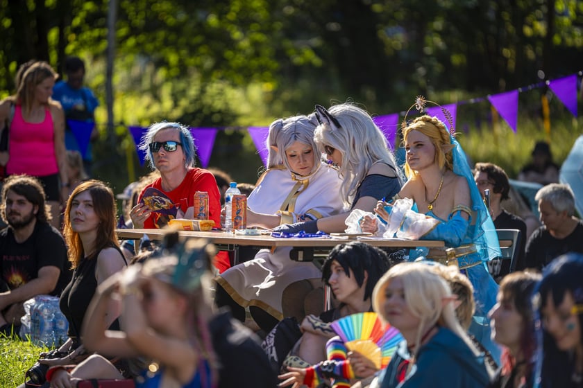 Dni Fantastyki 2024 - przebrani uczestnicy