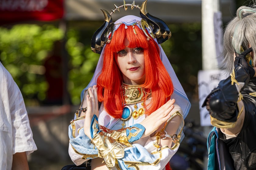 Dni Fantastyki 2024 - przebrani uczestnicy