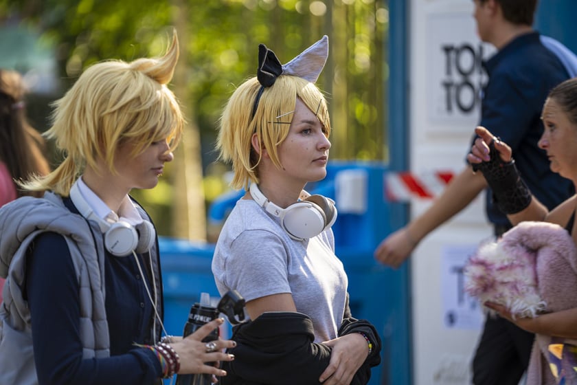 Dni Fantastyki 2024 - przebrani uczestnicy