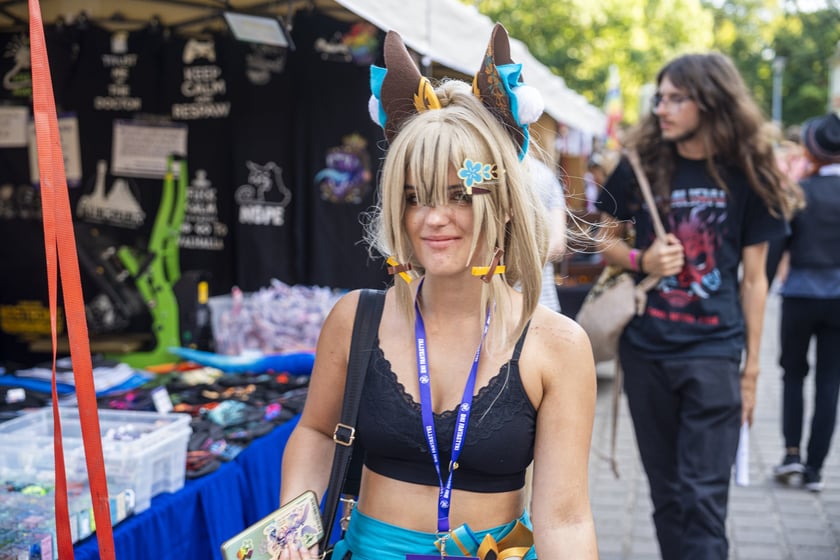 Dni Fantastyki 2024 - przebrani uczestnicy