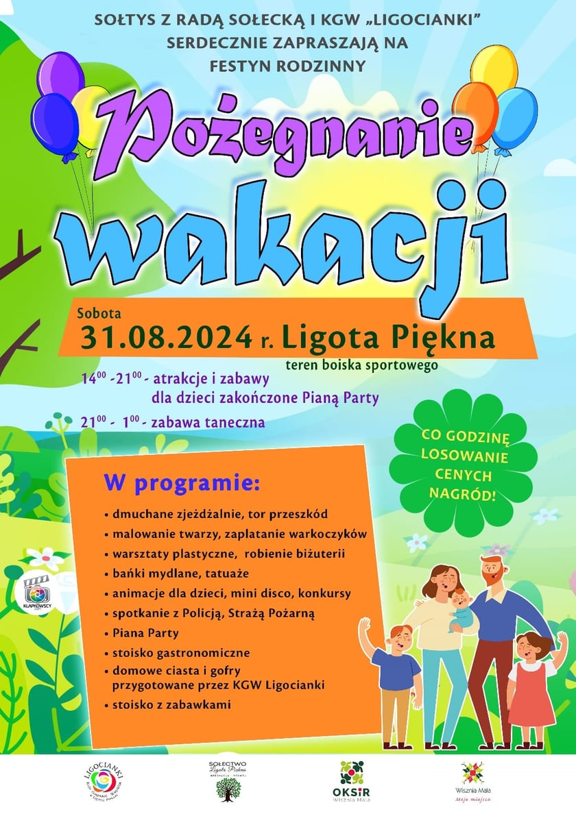 Piknik w Ligocie Pięknej. 31 sierpnia