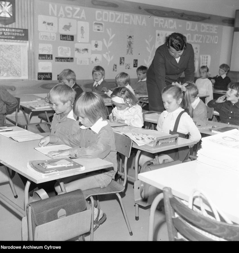 Klasa szkolna, rok 1975