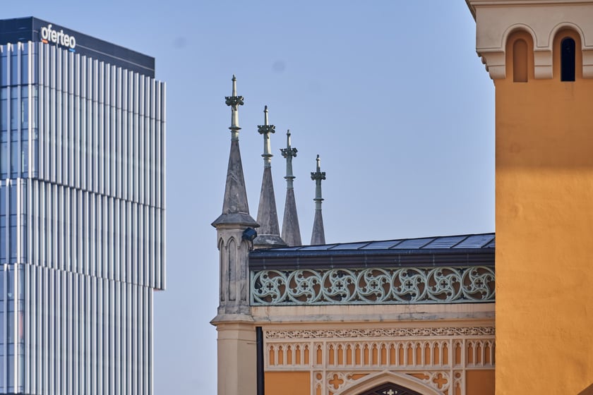 Stacja kolejowa z dworcem Wrocław Główny, marzec 2023