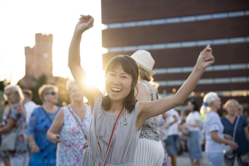 Potańcówka Wrocławska na placu Wolności, 07.09.2024