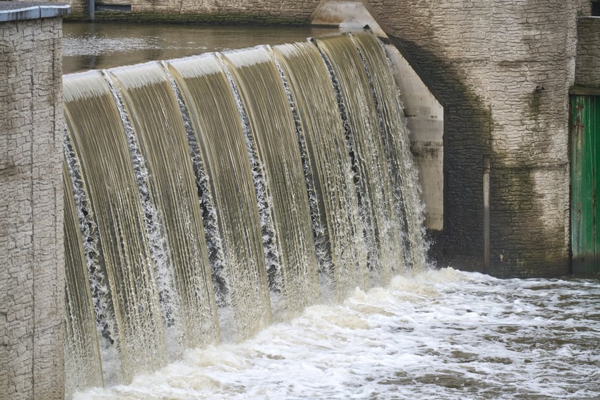 Widok na Odrę we Wrocławiu