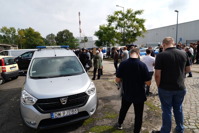 Odbiór piasku spod ZDiUM-u, 16 września 2024