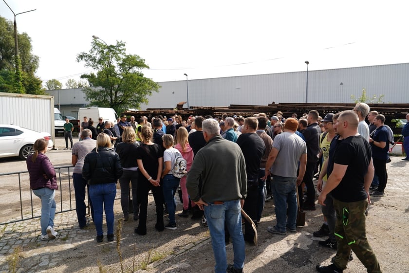 Odbiór piasku spod ZDiUM-u, 16 września 2024