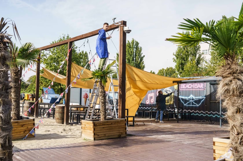 Ewakuacja  plaży miejskiej Port Węglowy 16.09.2024