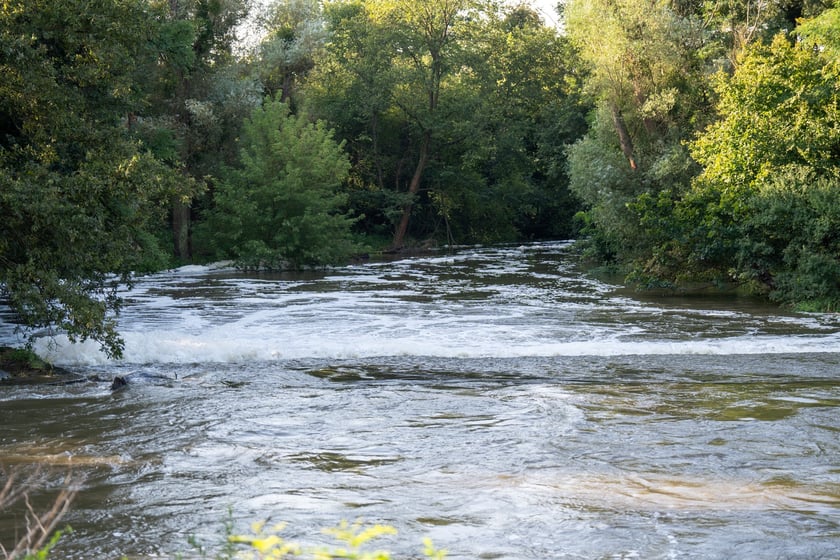 Obrona Marszowic. Strażacy i żołnierze podwyższają wał przeciwpowodziowy