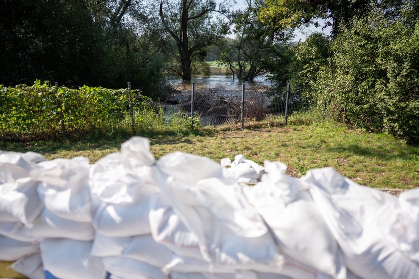 Stawianie umocnień na Stabłowicach (Leśnica), 18 września 2024 roku