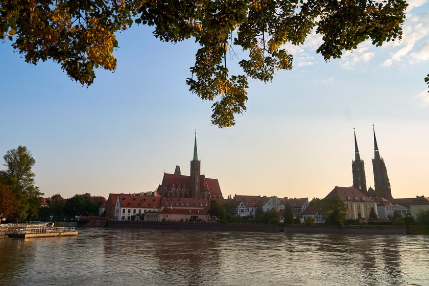 Odra we Wrocławiu, czwartek, 19 września rano