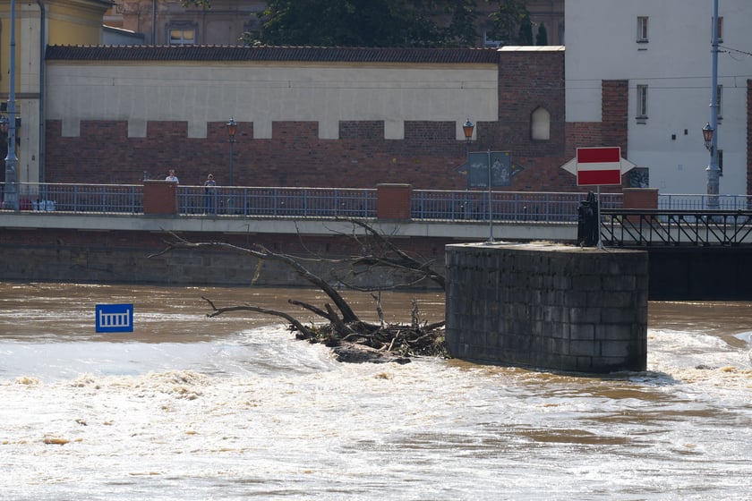 Zabezpieczenia w centrum Wrocławia, 18 września 2024