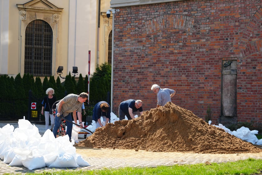 Zabezpieczenia w centrum Wrocławia, 18 września 2024