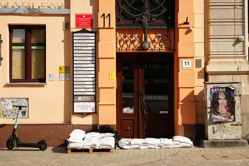 Zabezpieczenia w centrum Wrocławia, 18 września 2024