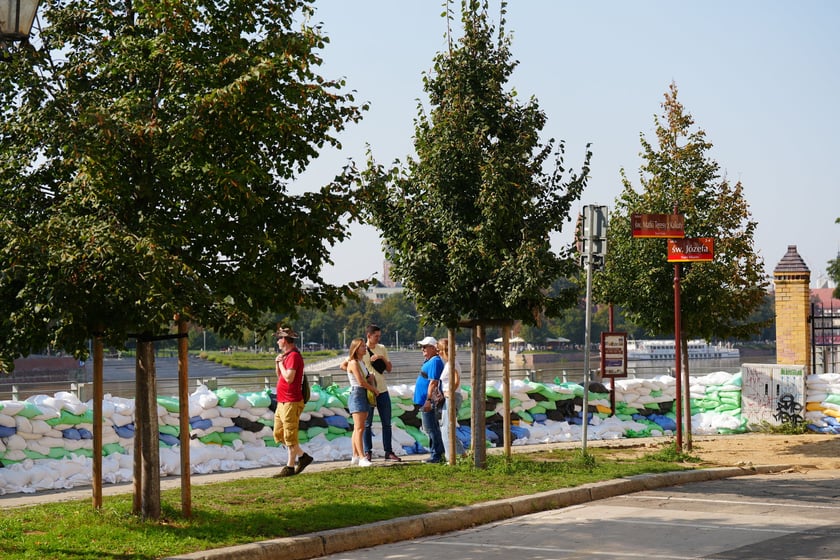 Zabezpieczenia w centrum Wrocławia, 18 września 2024