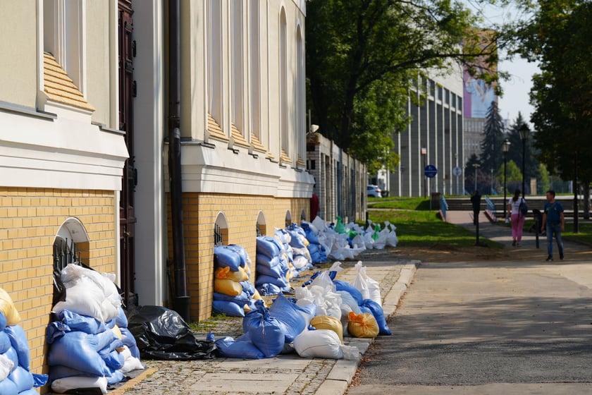 Zabezpieczenia w centrum Wrocławia, 18 września 2024