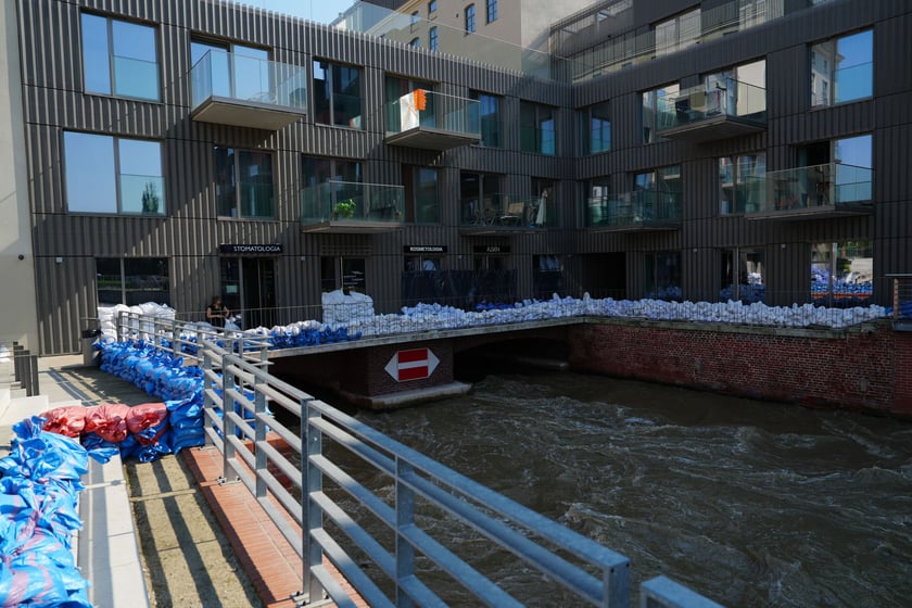 Zabezpieczenia w centrum Wrocławia, 18 września 2024