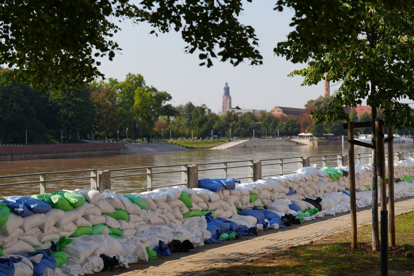 Zabezpieczenia w centrum Wrocławia, 18 września 2024