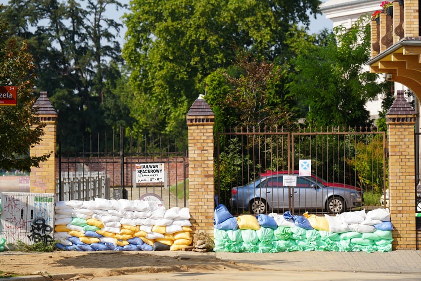 Zabezpieczenia w centrum Wrocławia, 18 września 2024