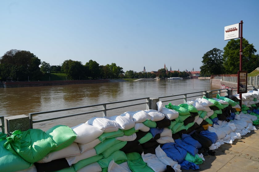 Zabezpieczenia w centrum Wrocławia, 18 września 2024