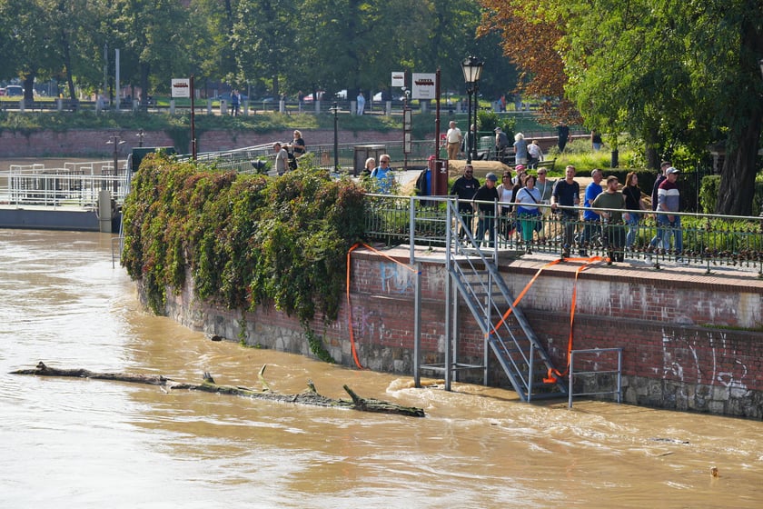 Zabezpieczenia w centrum Wrocławia, 18 września 2024