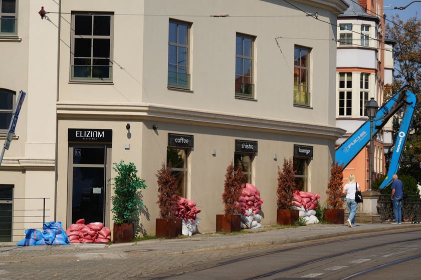 Zabezpieczenia w centrum Wrocławia, 18 września 2024