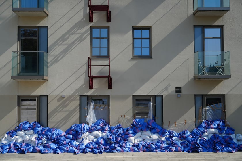 Zabezpieczenia w centrum Wrocławia, 18 września 2024