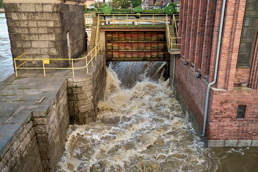 Odra we Wrocławiu,  19 września