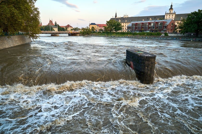 Odra we Wrocławiu,  19 września
