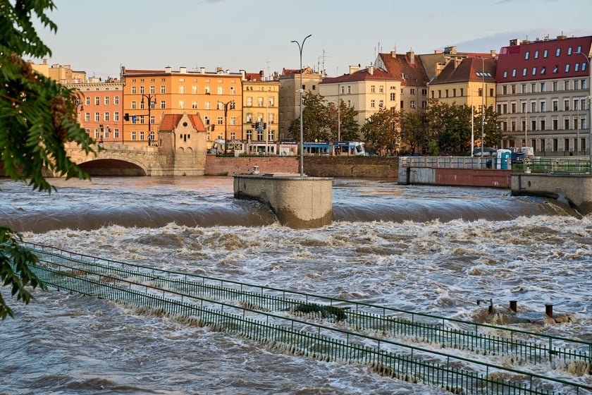 Odra we Wrocławiu,  19 września