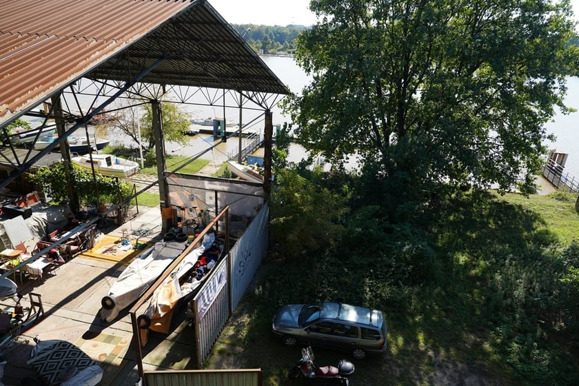 Most Milenijny nad Odrą we Wrocławiu: Dobry widok na Odrę