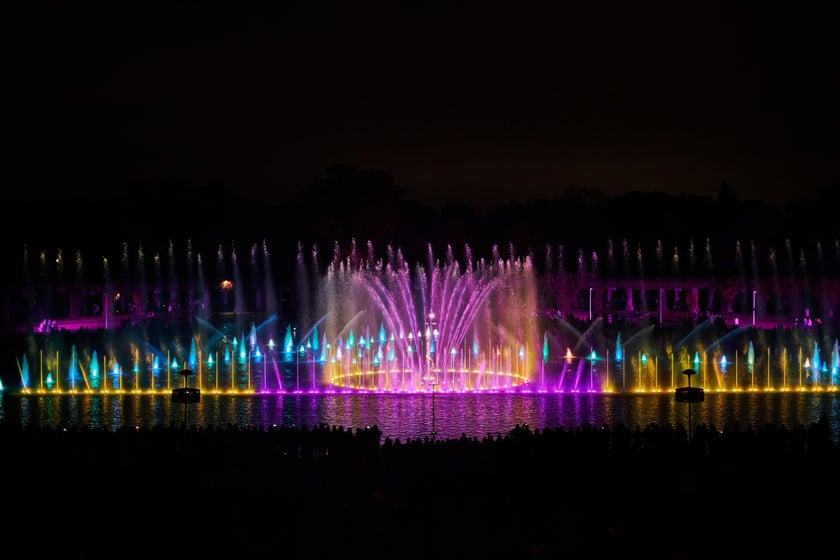 Wrocławska Fontanna Multimedialna - pokaz